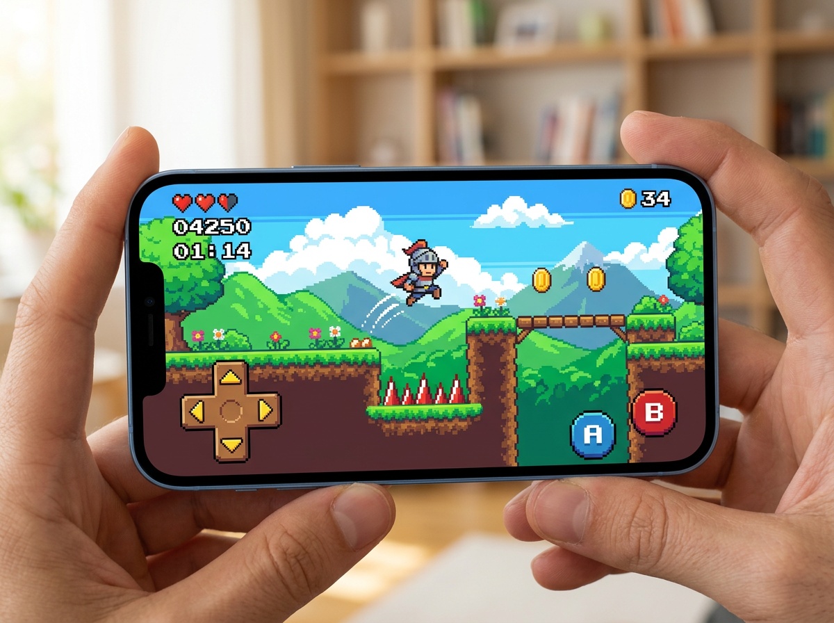 Pixel Gust — jeu de plateforme mobile